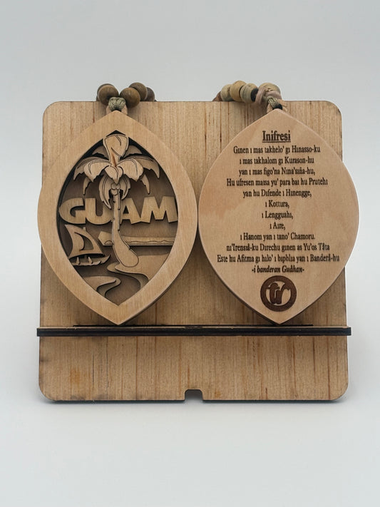 Guam Seal Wooden Hangers